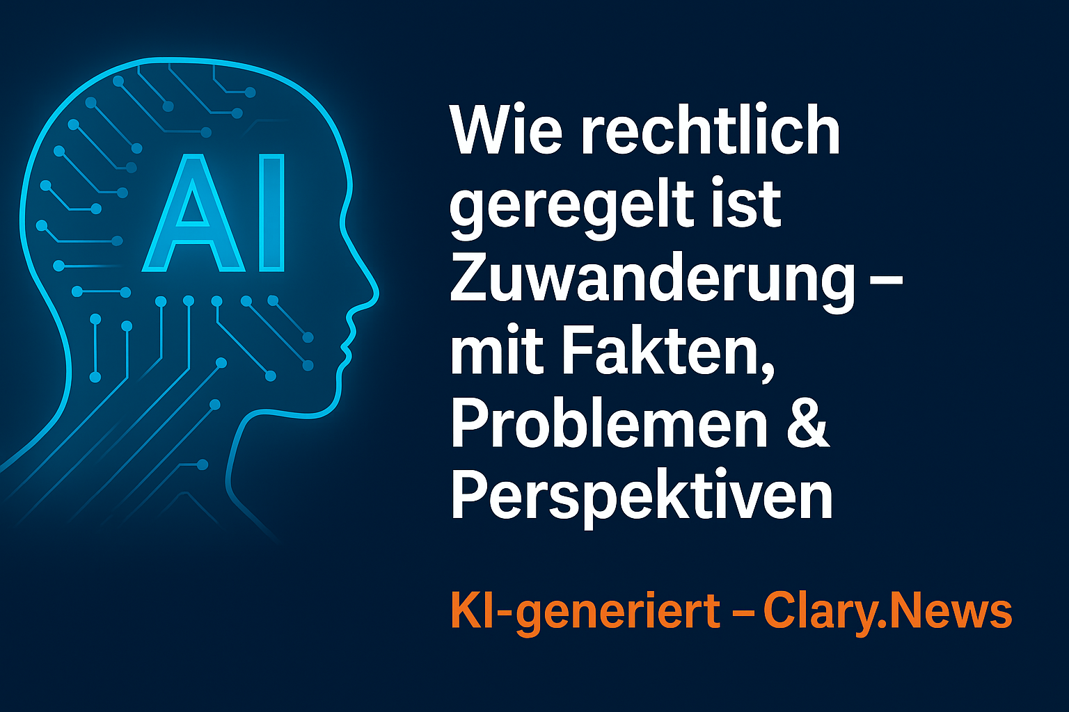 Wie rechtlich geregelt ist Zuwanderung – mit Fakten, Problemen & Perspektiven